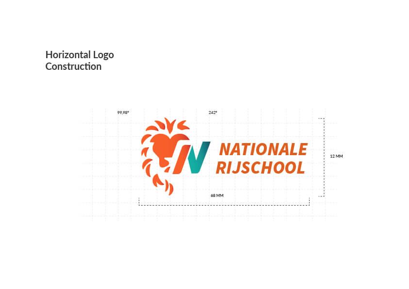 Nieuw logo voor de nationale rijschool - Brandbook Nationale Rijschool