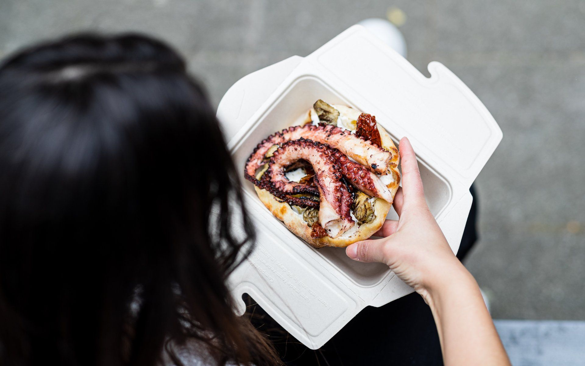 Octopus in duurzame verpakking - Productfotografie voor Biofutura