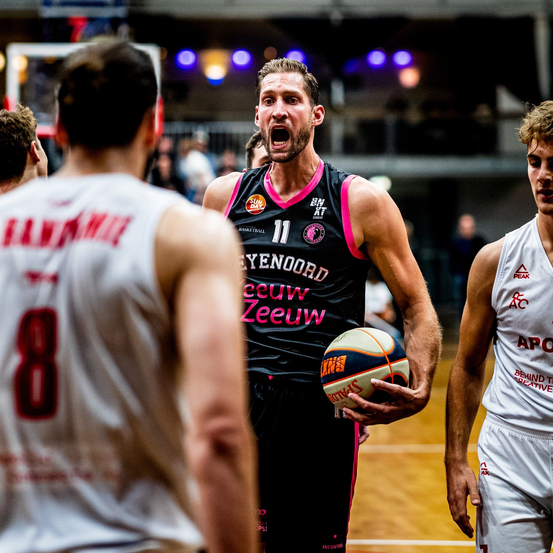 Sportfotografie van Feyenoord Basketball