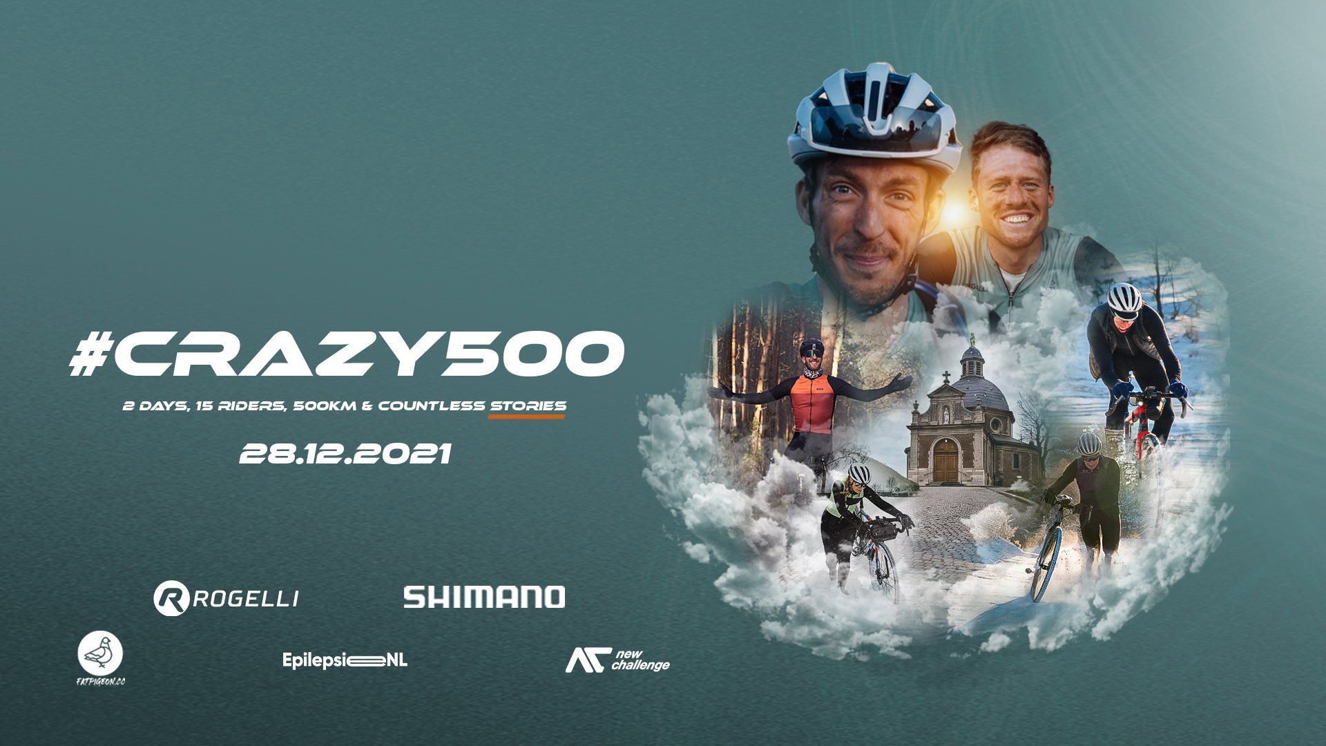 Banner voor de crazy500 campagne