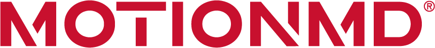 MotionMD logo in red and gray text on a white background
