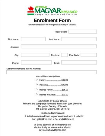 Enrollment Form