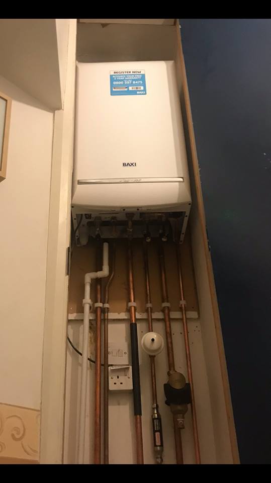 New replacement Baxi Duo-Tec boiler in Northampton