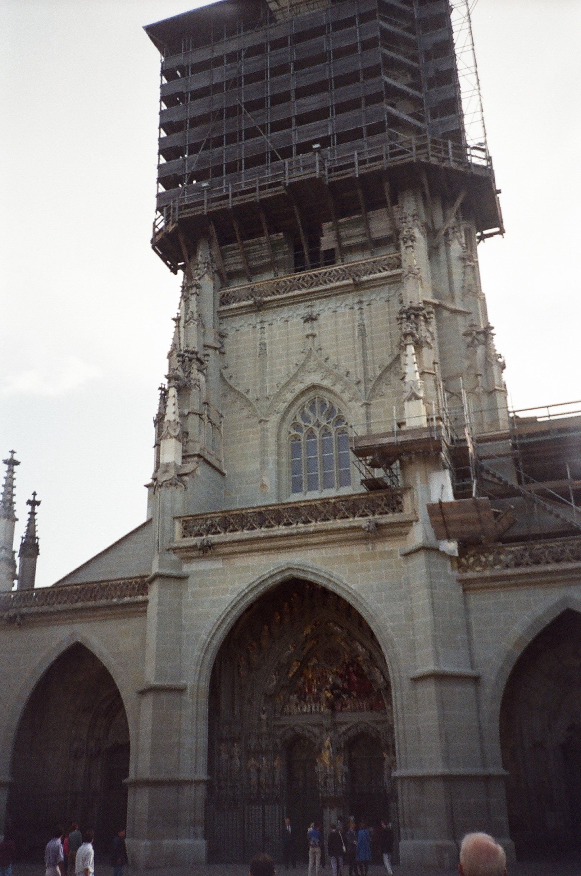 A very tall building with a very tall tower on top of it
