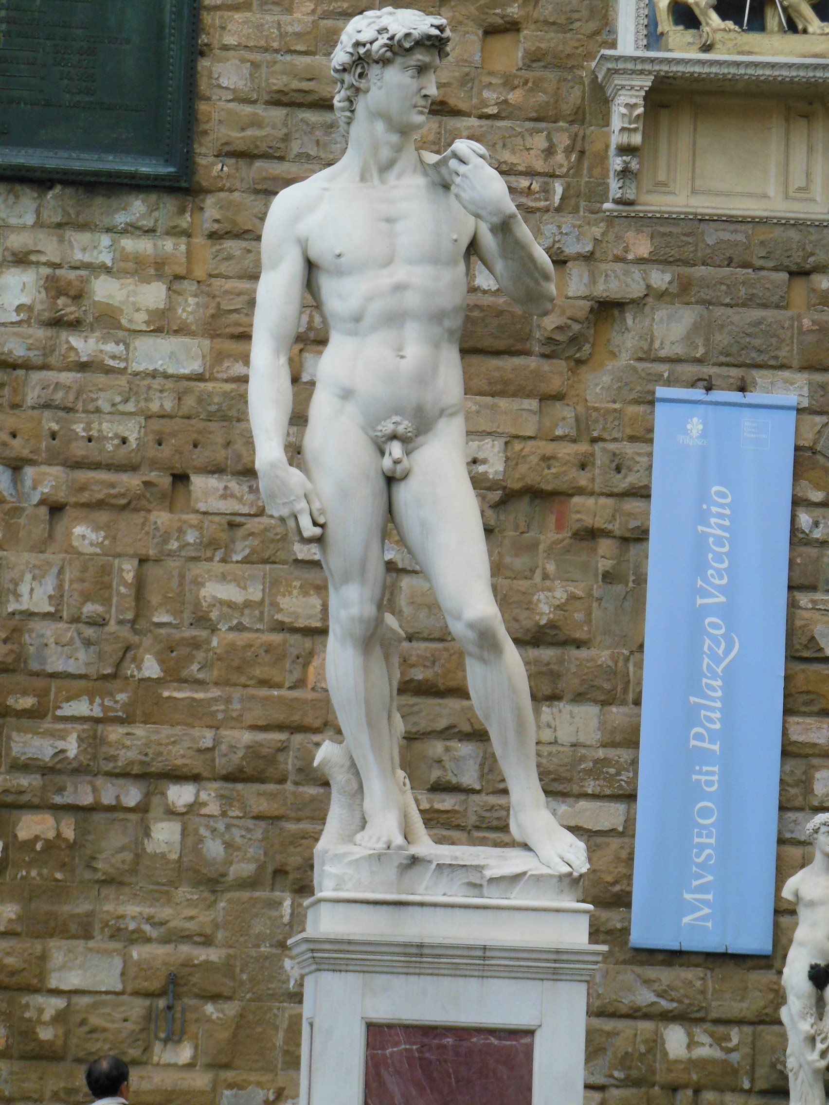 A man statue