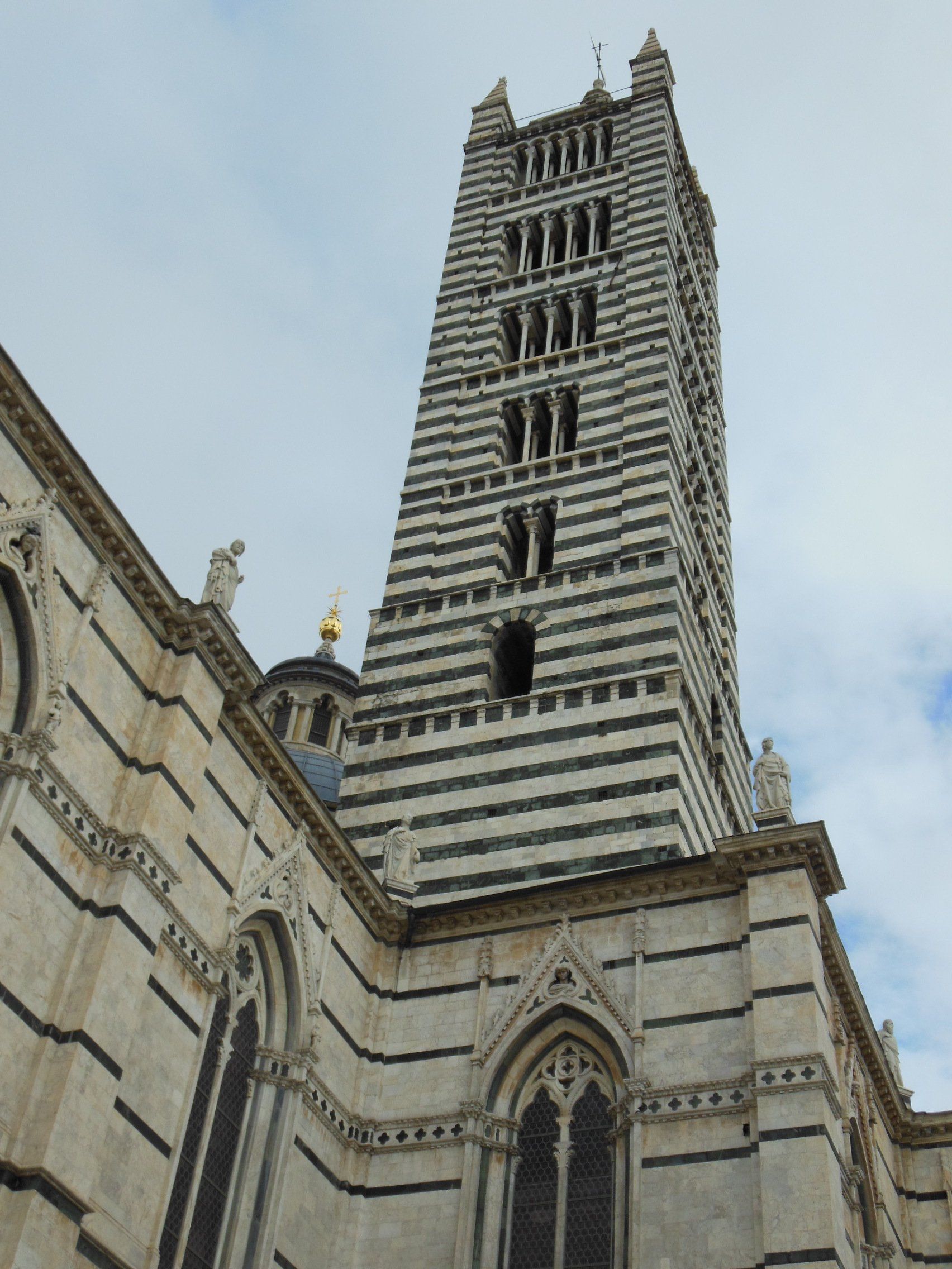 A very tall building with a very tall tower