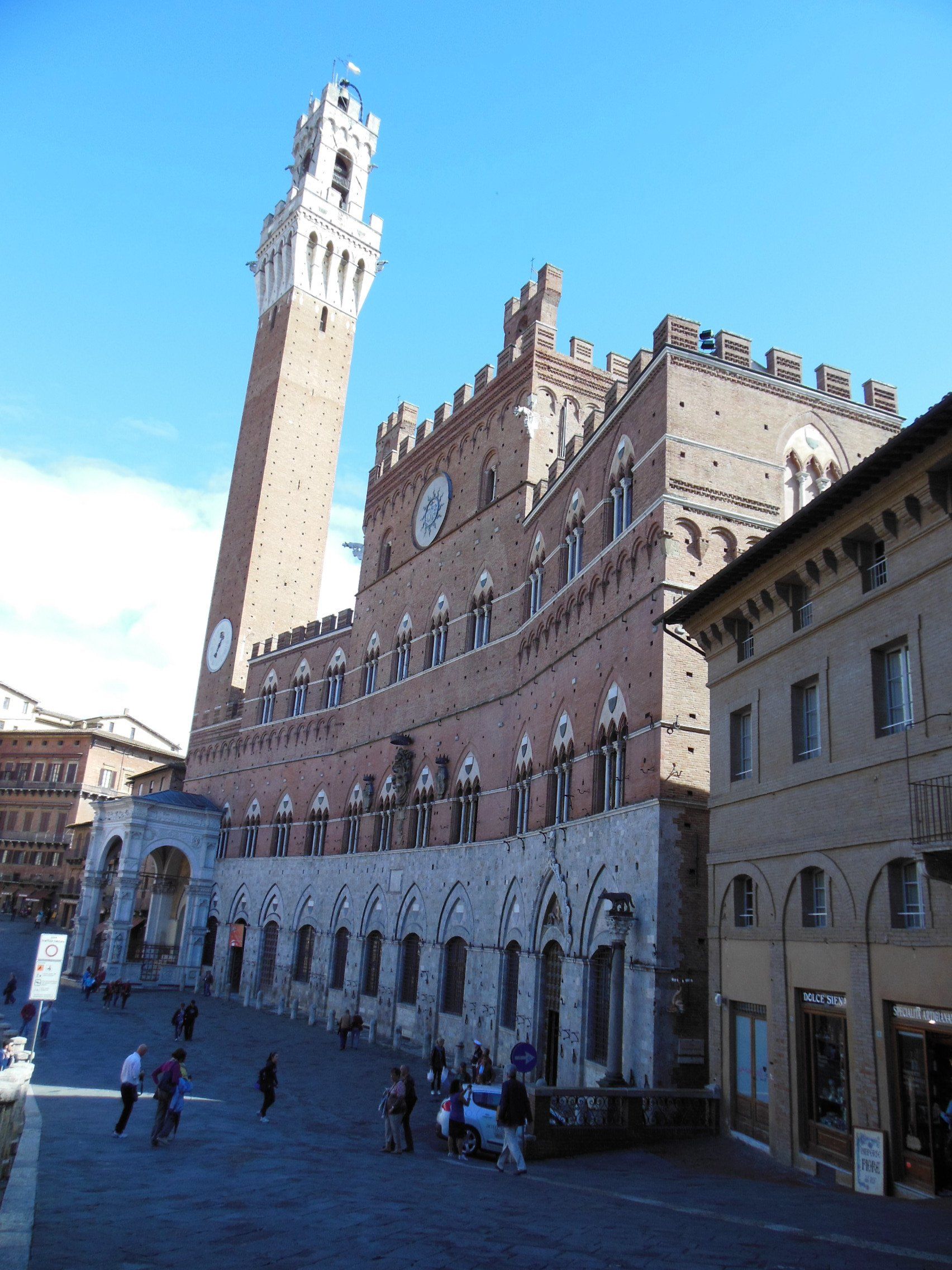 A large building with a clock tower on top of it