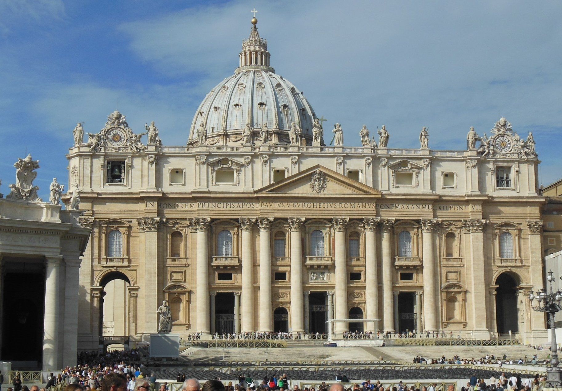 A large building with a dome on top of it