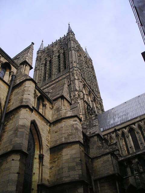 A large building with a tower on top of it