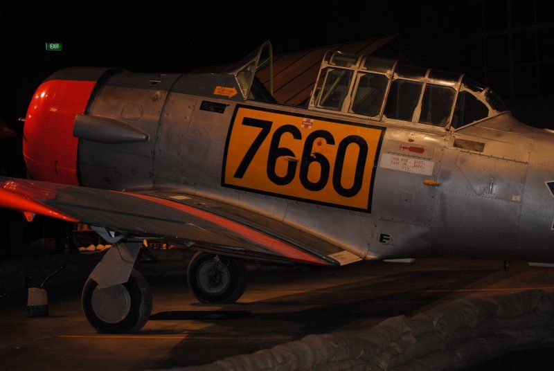 A plane with the number 7660 on the side of it