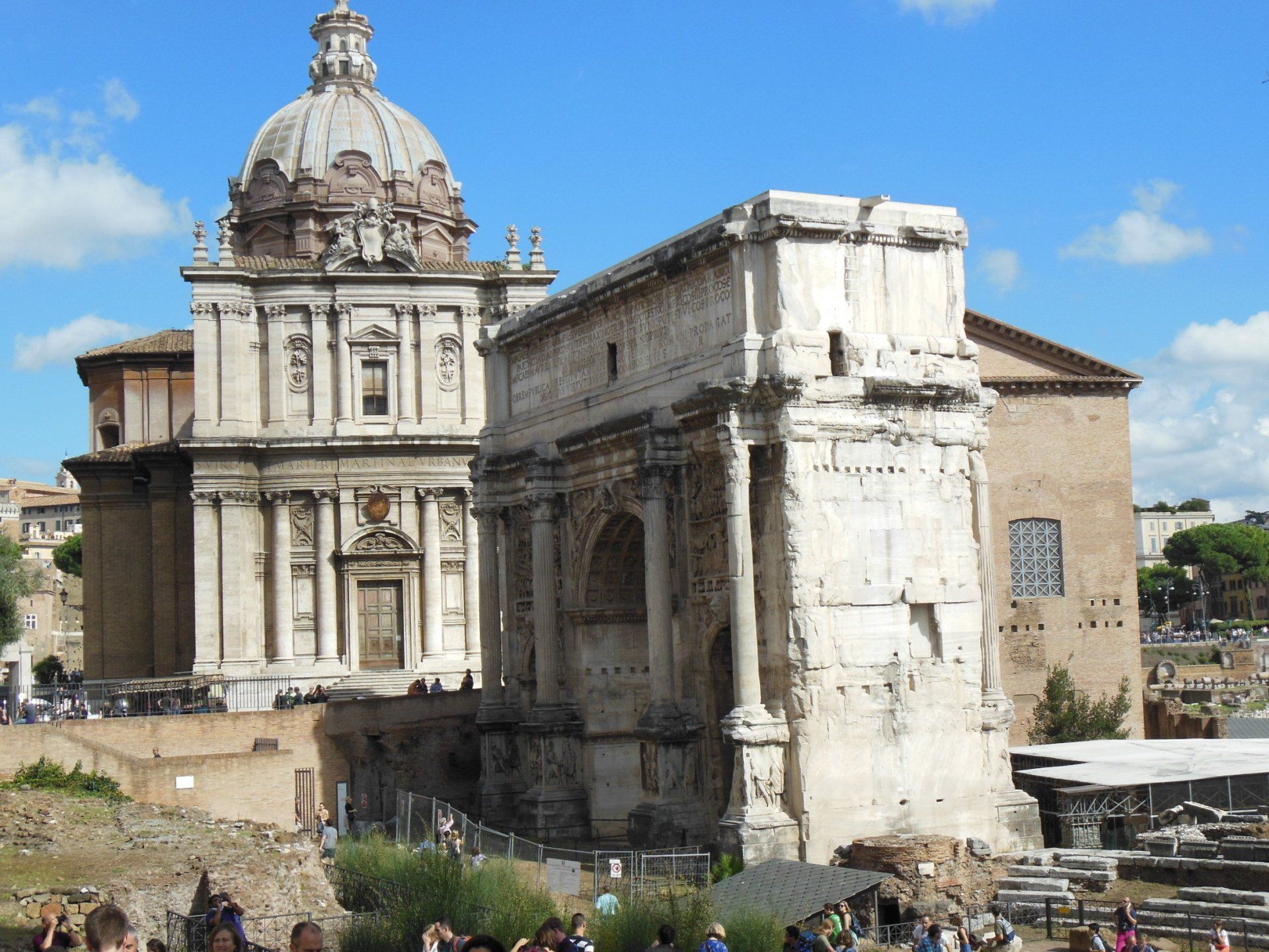 A large building with a dome on top of it