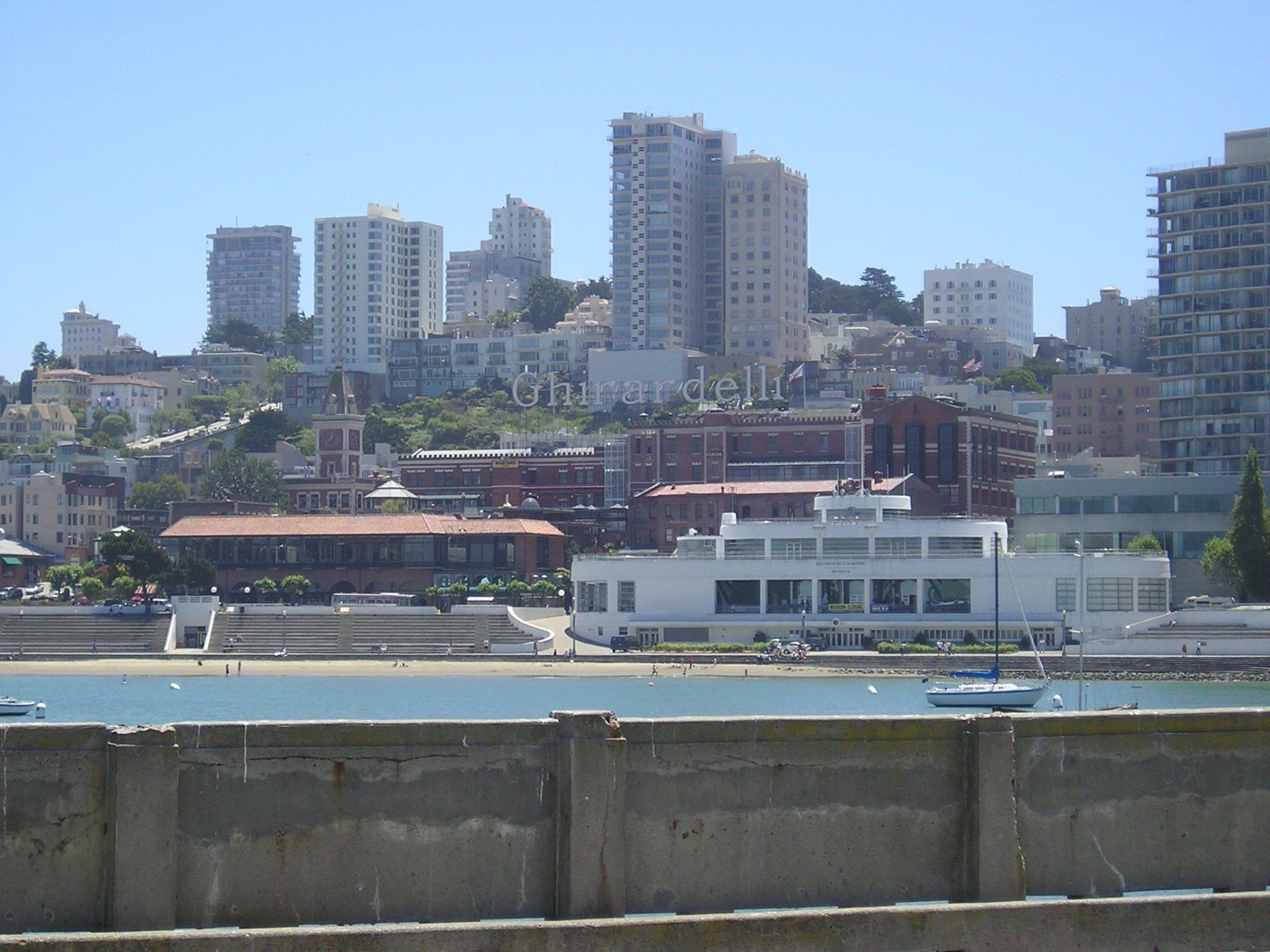 A view of a city from across a body of water