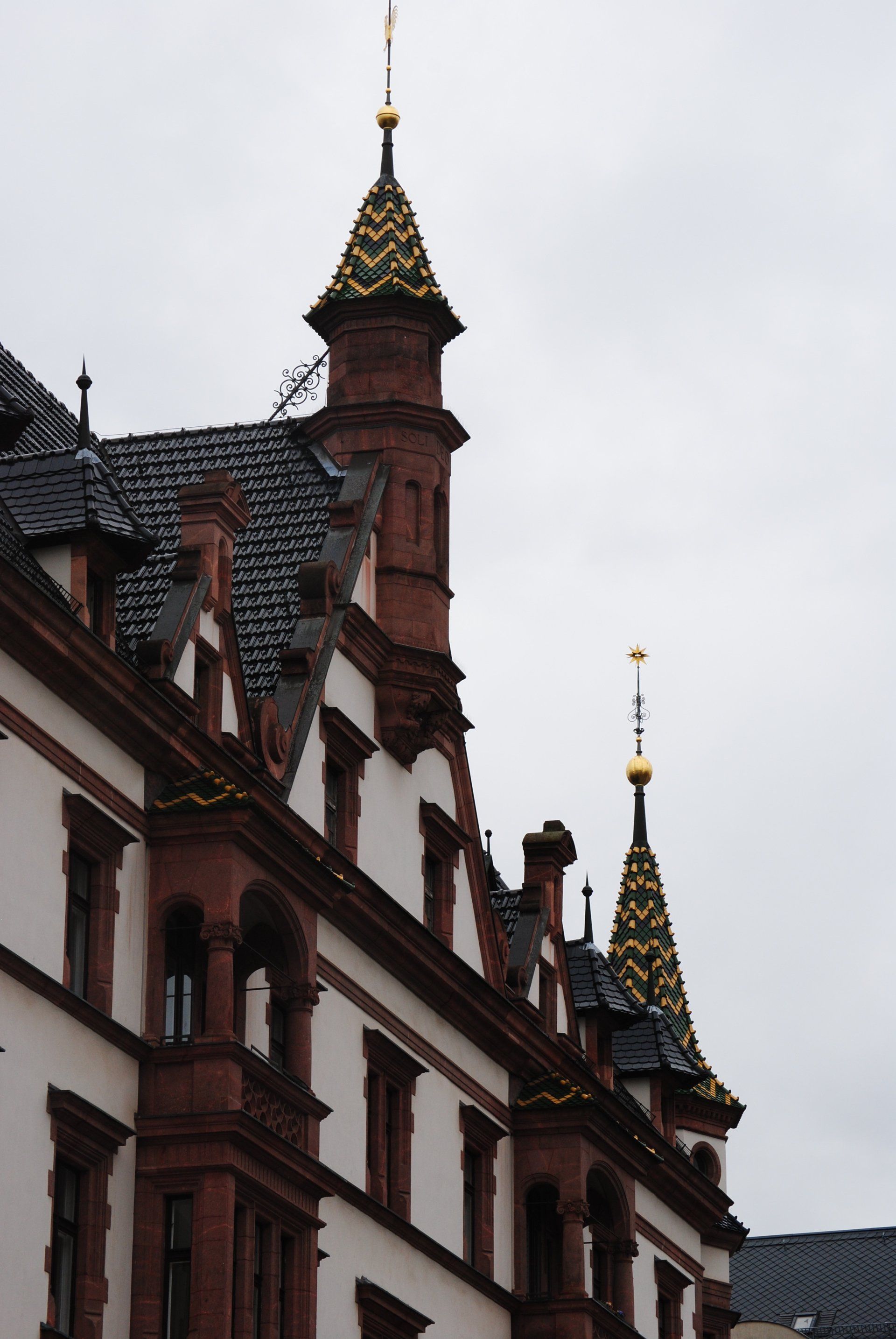 A building with a tower on top of it