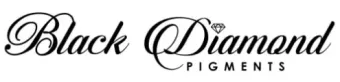 A black and white logo for black diamond pigments.