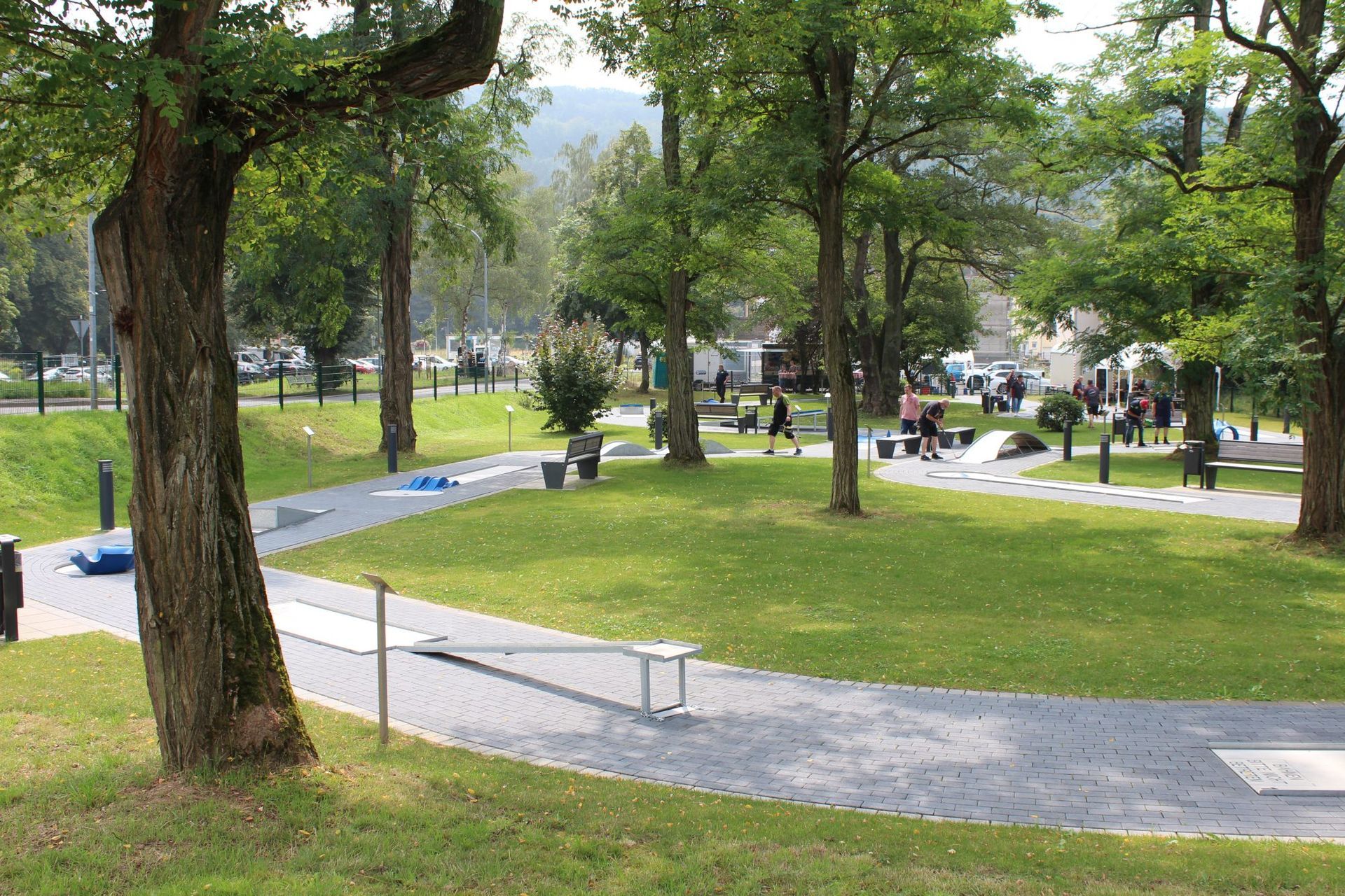 Ansicht 2 des Minigolfplatzes