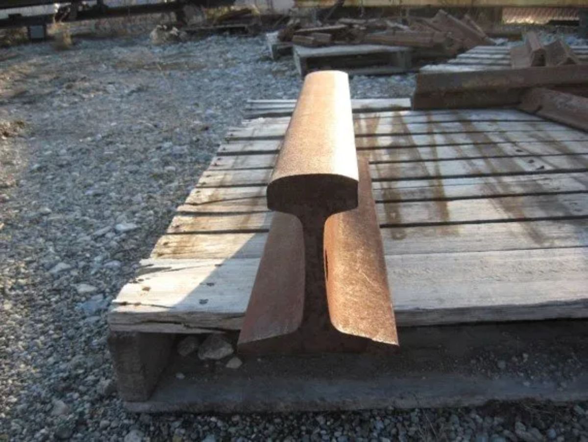 used metal rail section