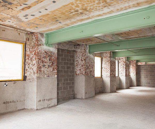 space being structurally remodelled