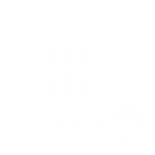 White building outline with rectangular shape and windows.