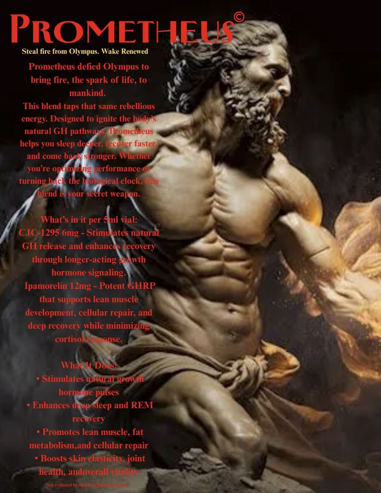 Ignite the body's natural GH pathways. Sleep deeper, recovery faster, and come back stronger. 