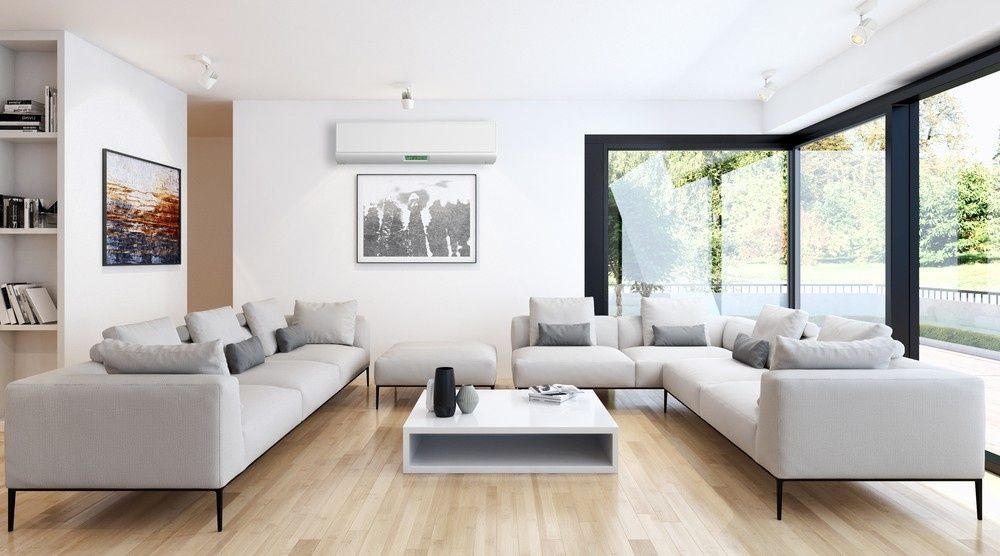 An Air Conditioner in A Living Room — Magneto HVAC in Tully, QLD