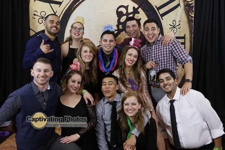 New Year's Eve Happy Group