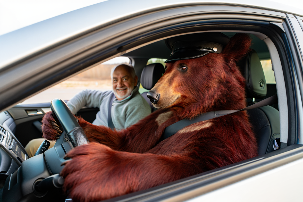 A woman is helping an elderly woman in a wheelchair get out of a car.