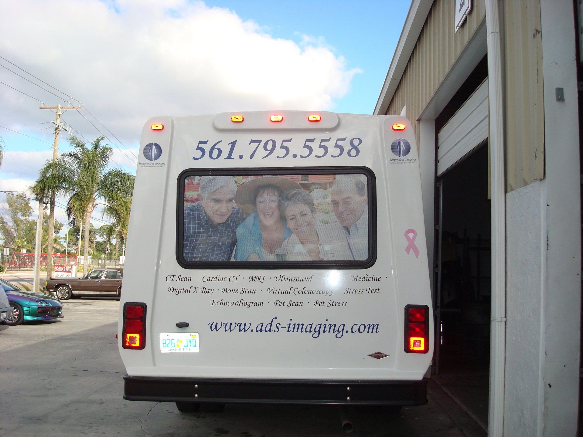 Car window lettering Stuart Fl