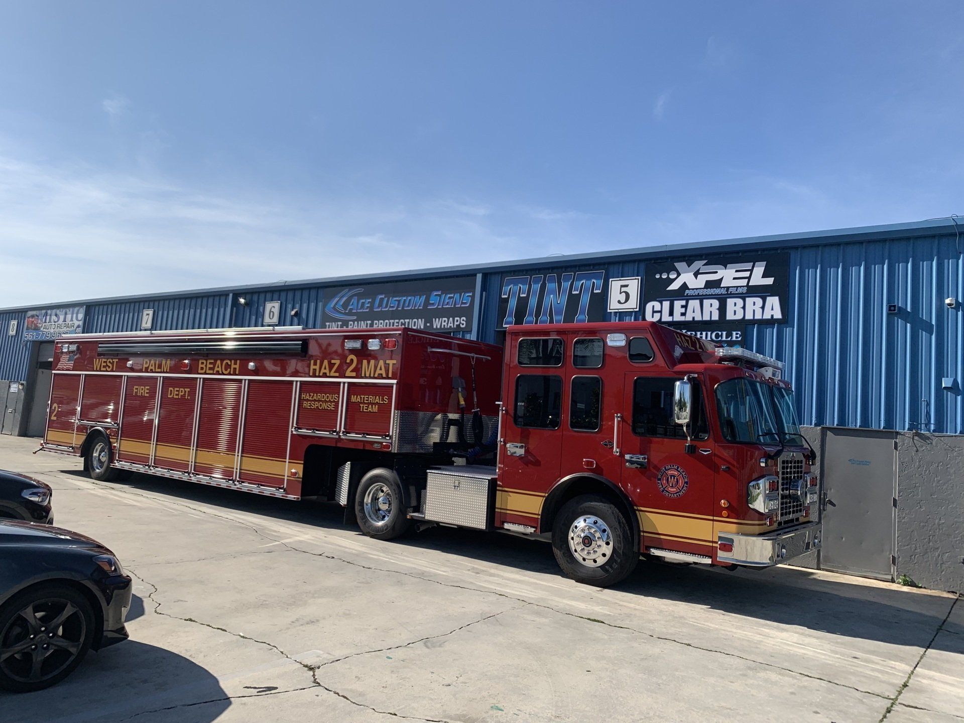 Truck lettering Lake Worth Fl