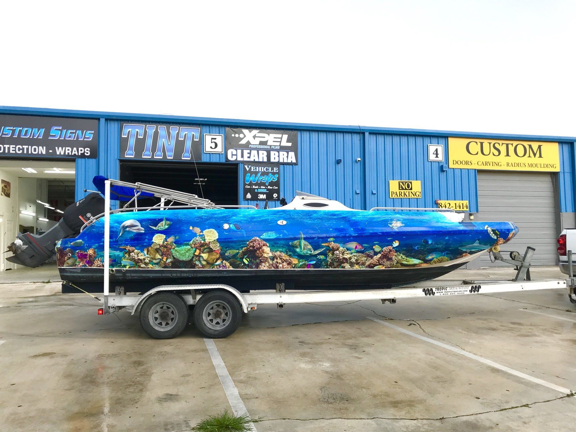custom boat wraps Jupiter Fl
