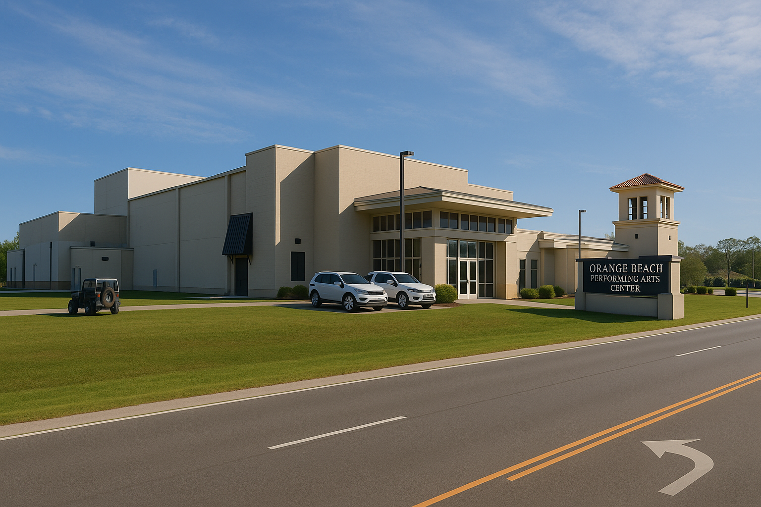 Orange Beach Performing Arts Building - Artistic Rendering