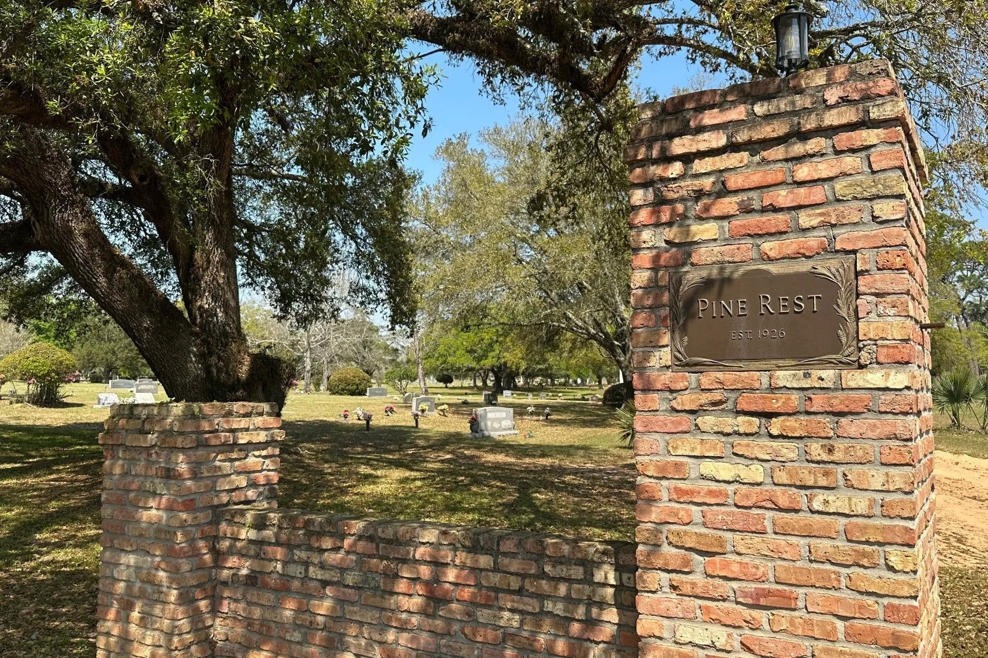 Pine Rest Funeral Home Headstone