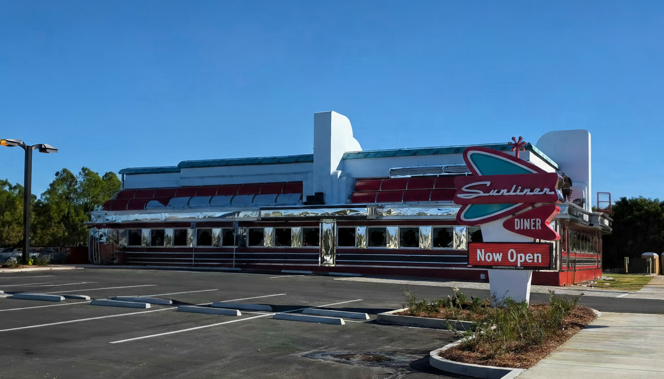 Sunliner Diner Opening in Orange Beach