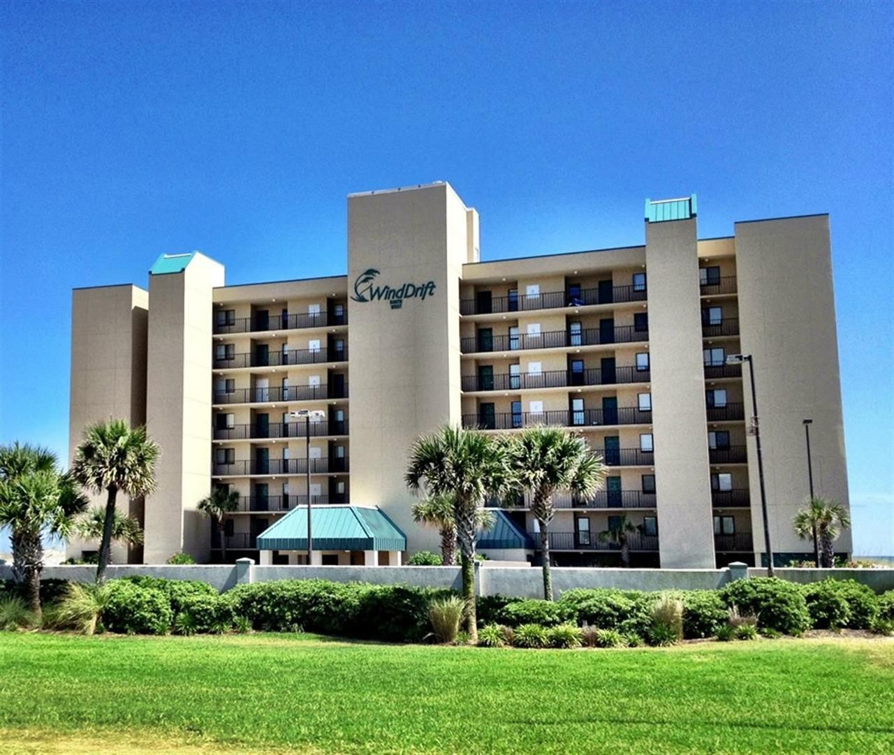 Wind Drift Condos in Orange Beach - Stock Photo