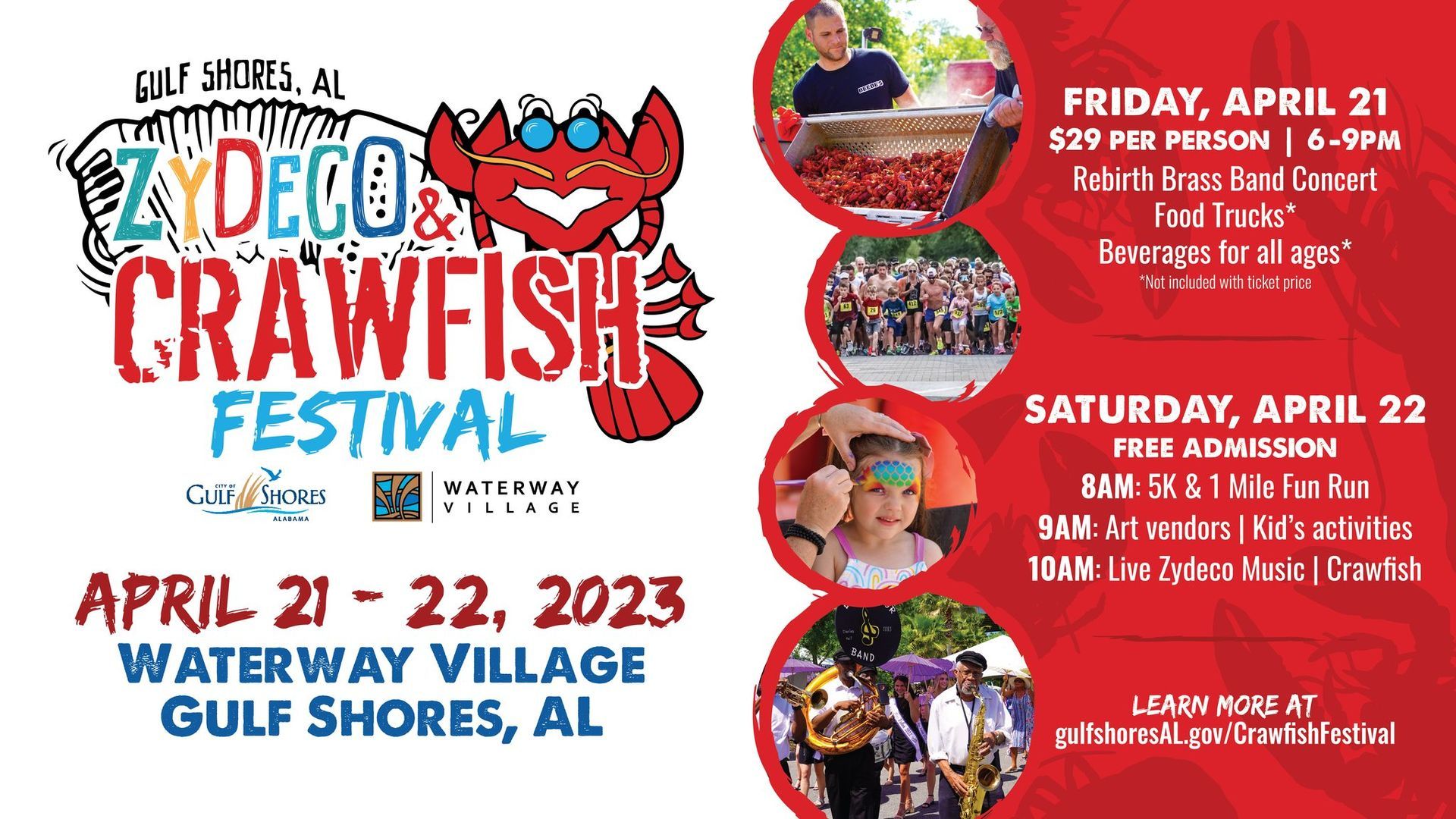 National Crawfish Day today, Zydeco Crawfish Festival this weekend