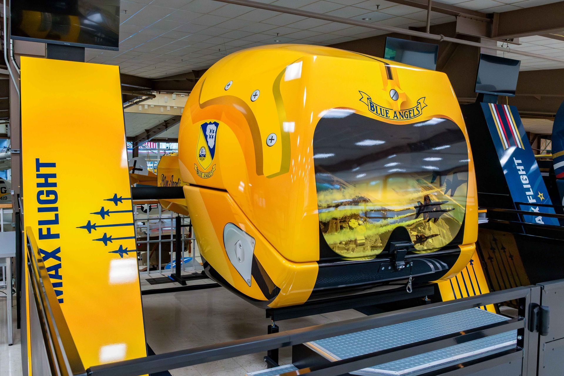 blue angels flight simulator