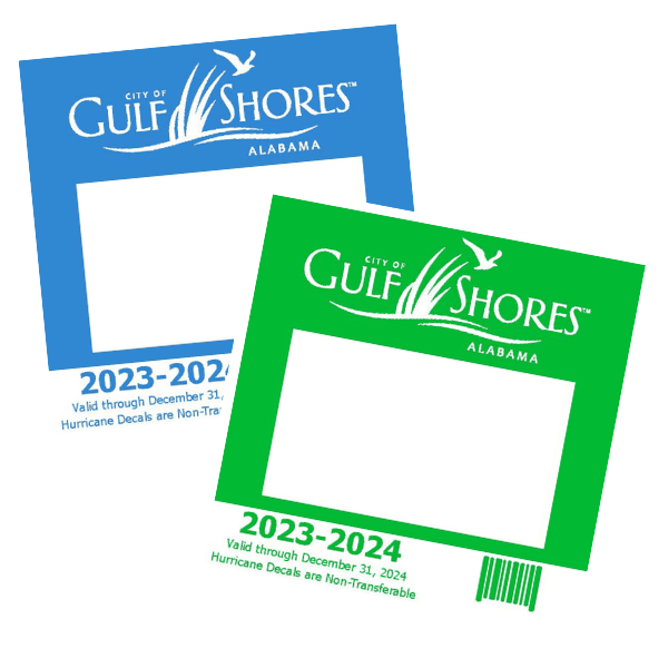 Gulf Shores Hurricane Decal News