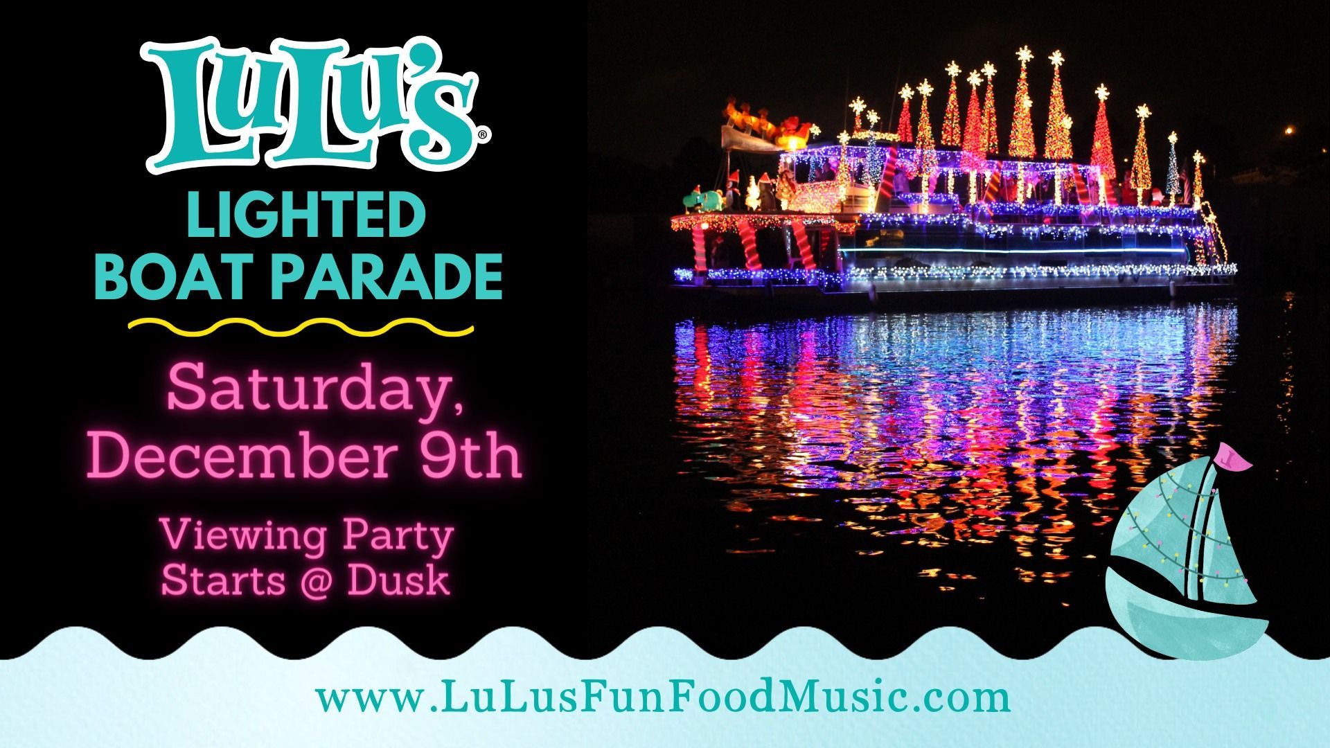 LuLu's Lighted Boat Parade Is December 9th