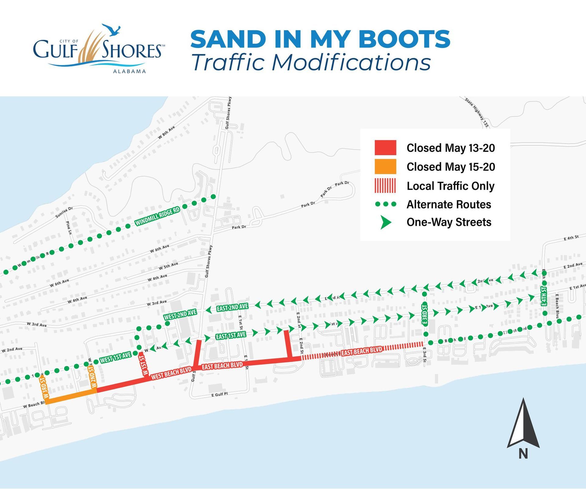 gulf shores traffic news