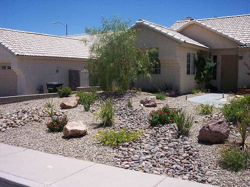 Stone Landscape for Residential Property - Custom Desert Landscape in Henderson, NV