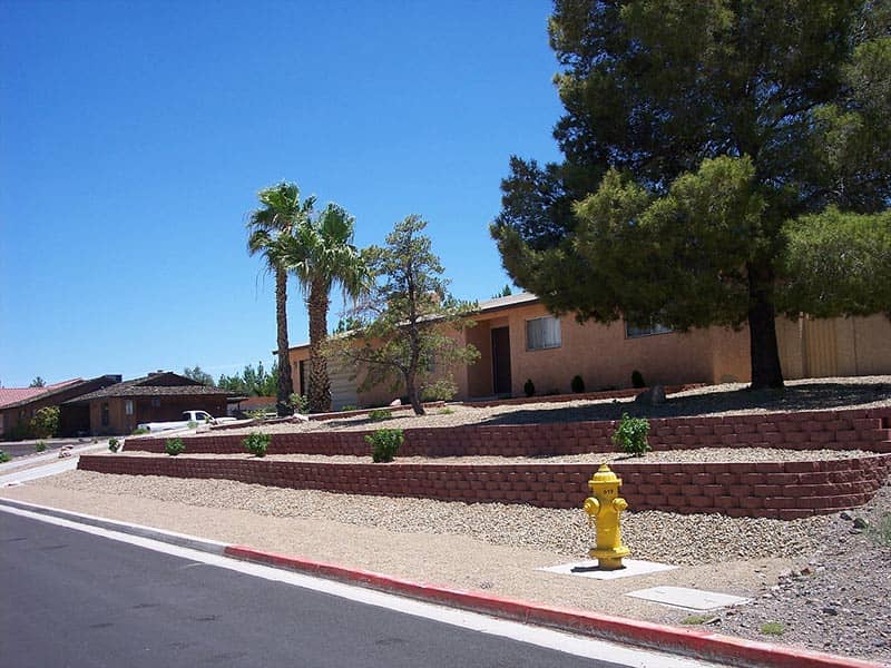 Front of House - Custom Gravel Landscape in Henderson, NV