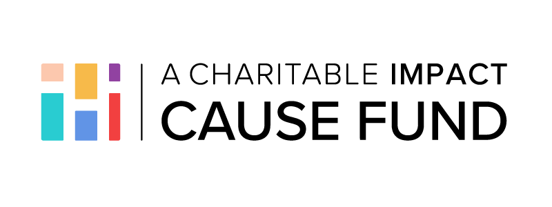 A charitable impact cause fund logo on a white background.