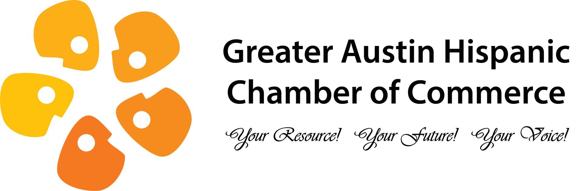 The logo for the greater austin hispanic chamber of commerce