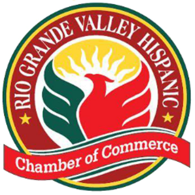 The logo for the grande valley hispanic chamber of commerce