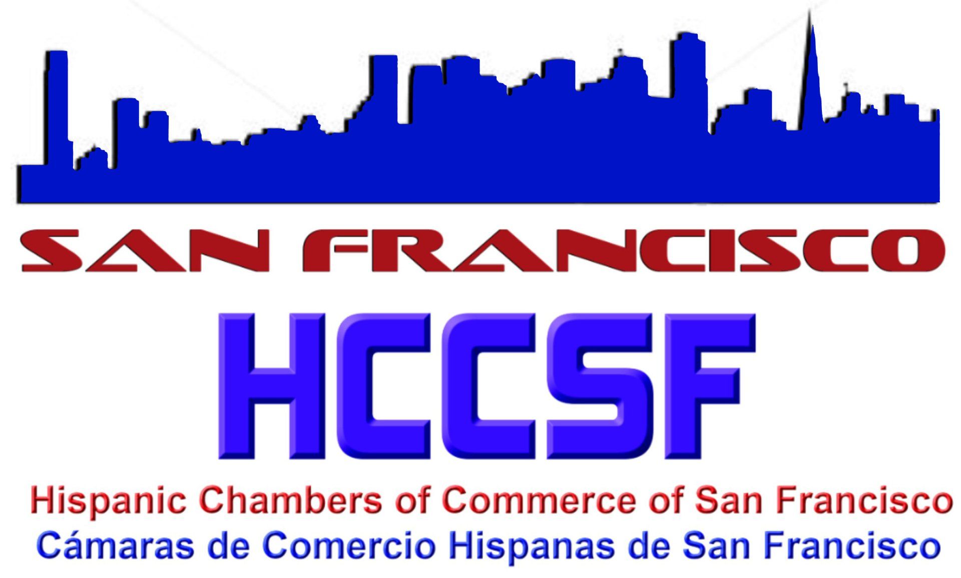 A logo for the hispanic chambers of commerce of san francisco