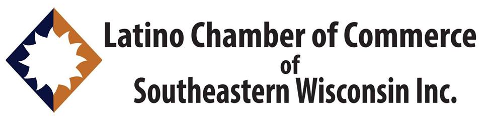 The logo for the latino chamber of commerce of southeastern wisconsin inc.