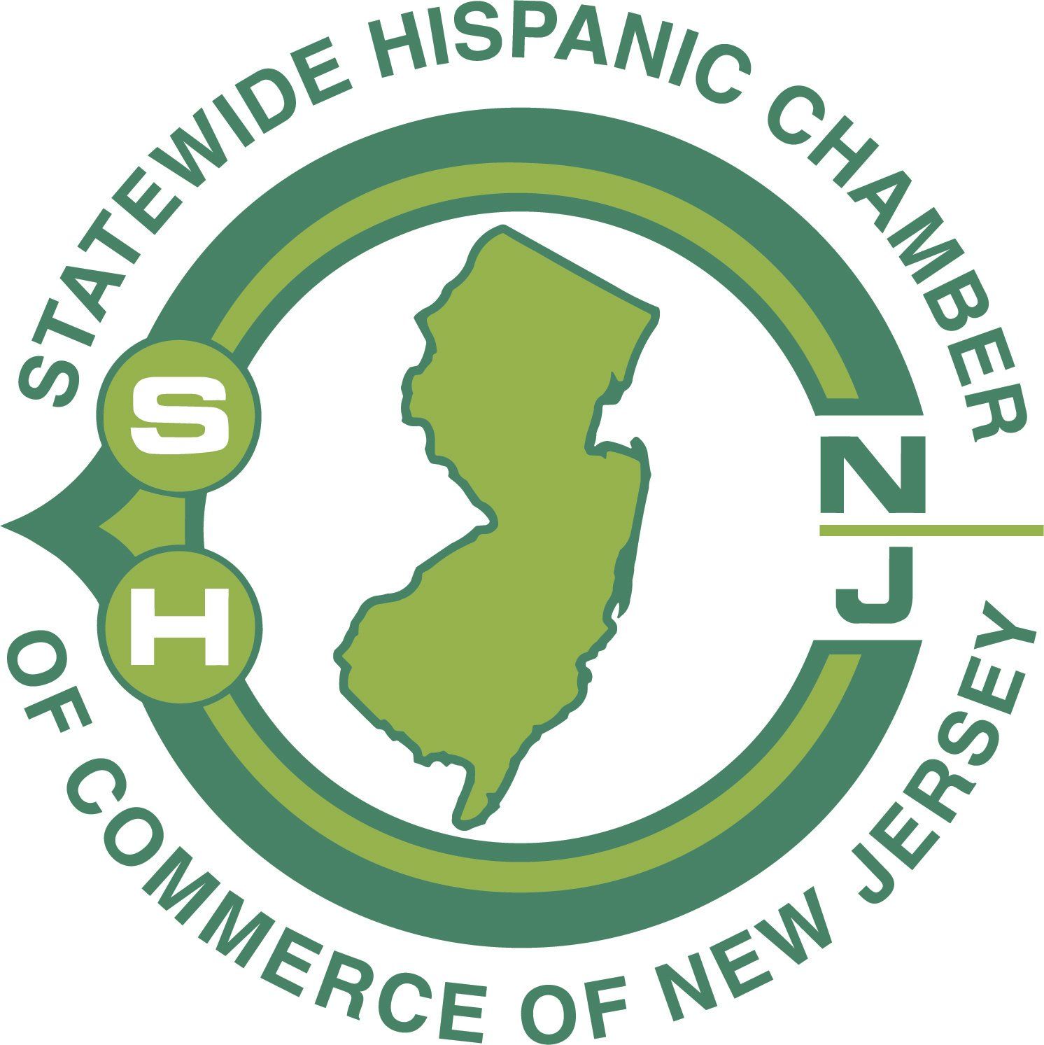 The logo for the statewide hispanic chamber of commerce of new jersey