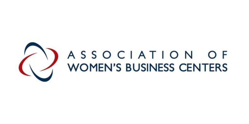 The logo for the association of women 's business centers.