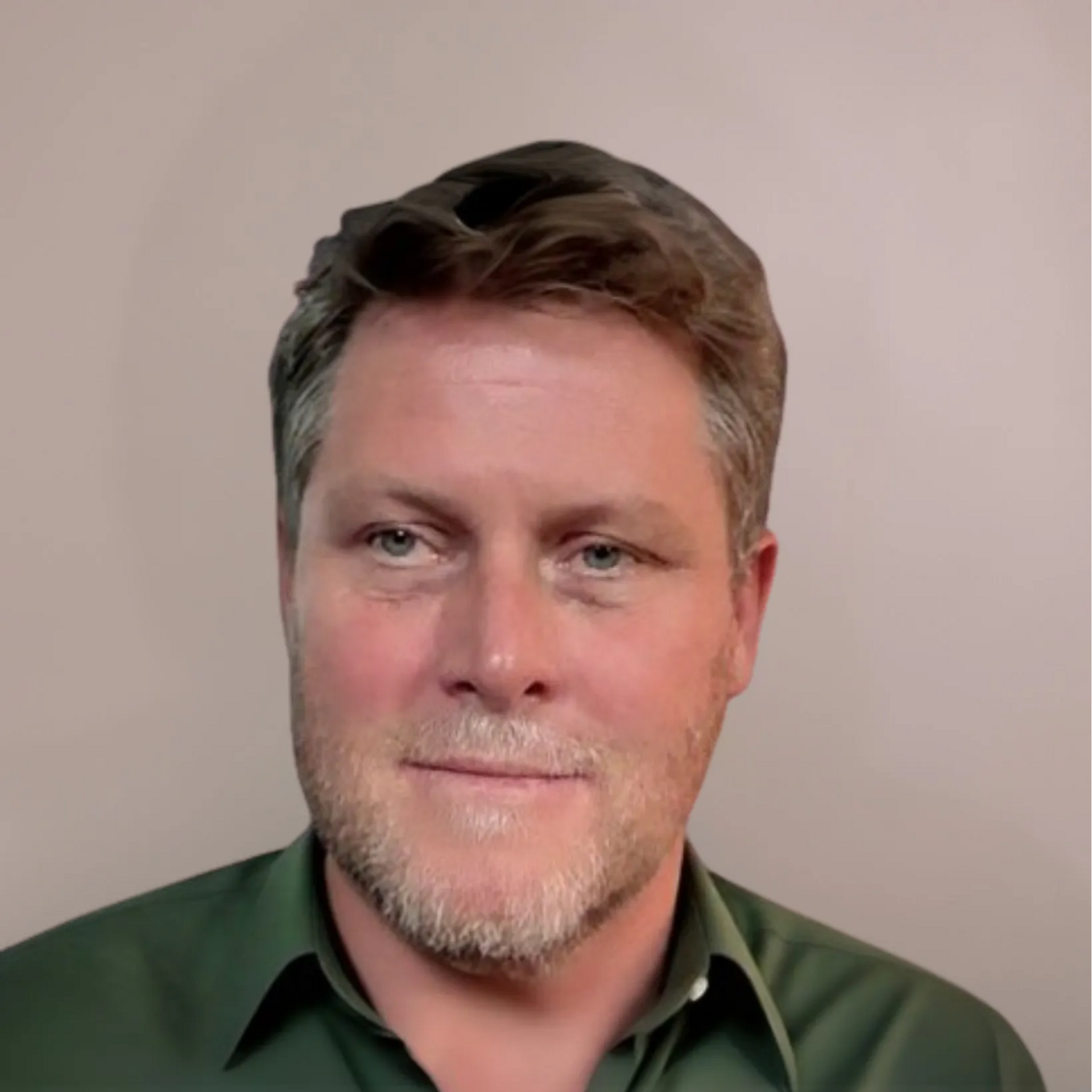 A black and white drawing of a man with a beard in a suit.