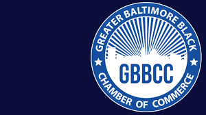 The logo for the greater baltimore black chamber of commerce