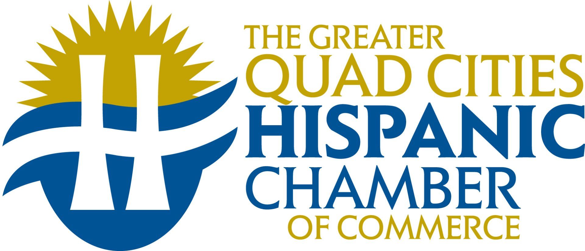 The logo for the greater quad cities hispanic chamber of commerce
